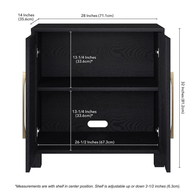 Finley and Sloane Chabot 28  Wide Rectangular Accent Cabinet - Image 8