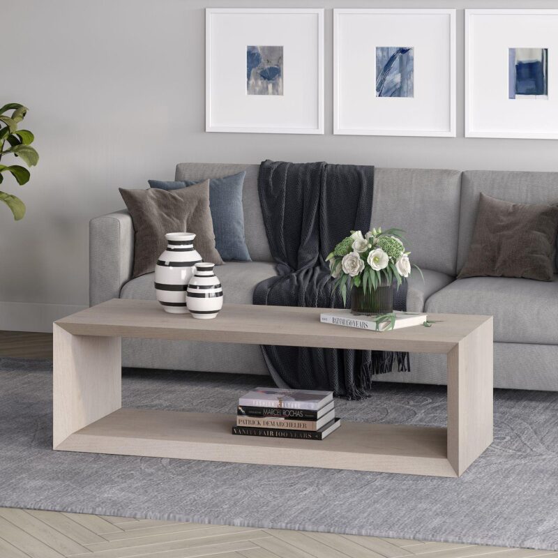 Finley and Sloane Osmond Wide Rectangular Coffee Table - Image 6