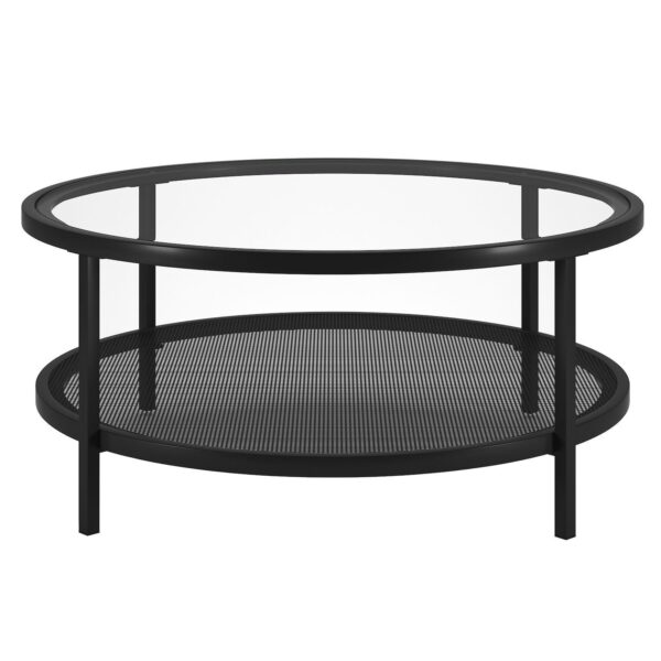 Finley and Sloane Rigan Wide Round Coffee Table