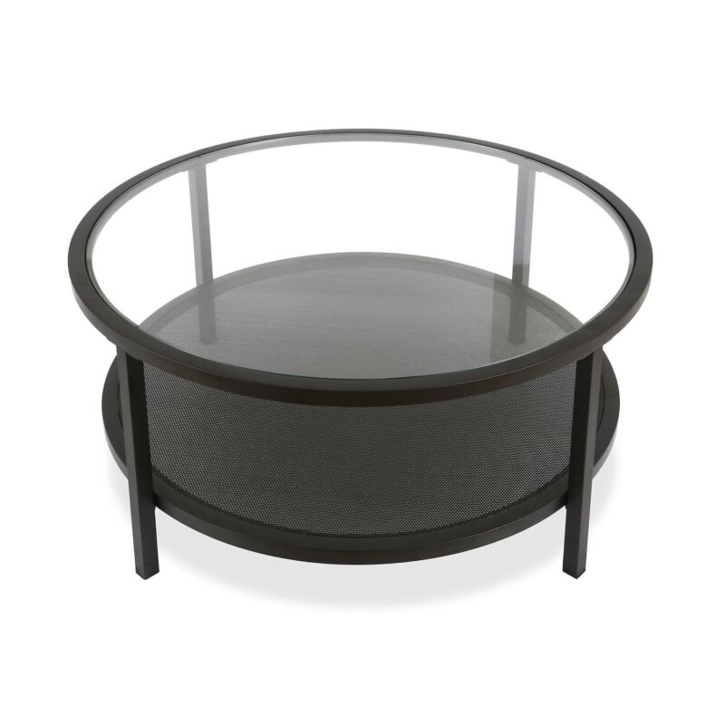 Finley and Sloane Rigan Wide Round Coffee Table - Image 3