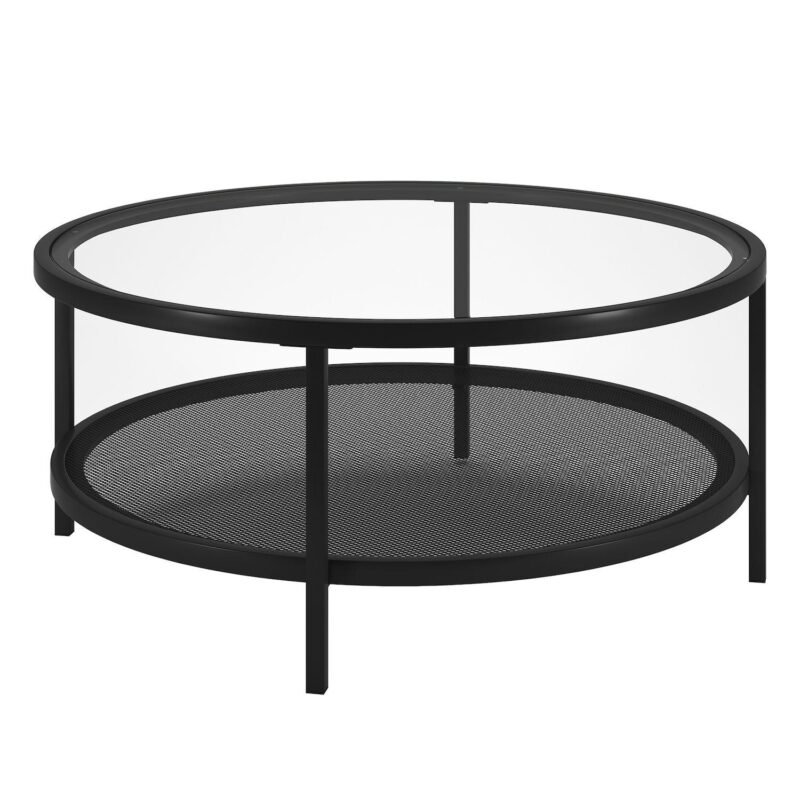 Finley and Sloane Rigan Wide Round Coffee Table - Image 4