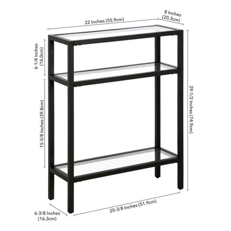 Finley and Sloane Sivil Rectangular Console Table - Image 10