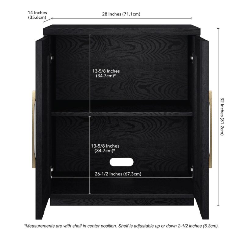 Finley and Sloane Tillman 28  Wide Rectangular Accent Cabinet - Image 8