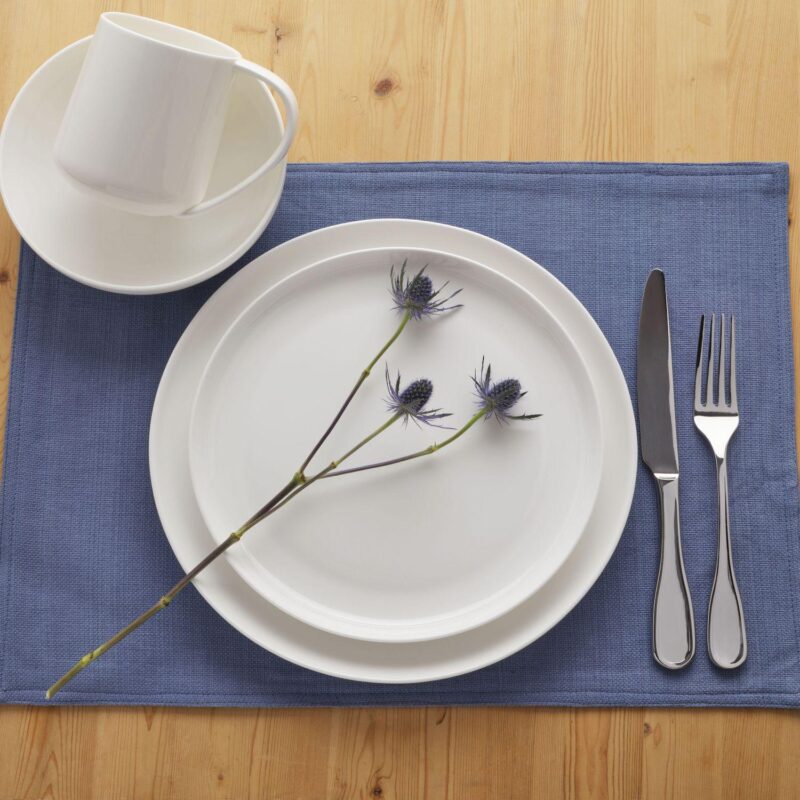 Fitz and Floyd 16-Piece Nevaeh White Coupe Dinnerware Set - Image 8