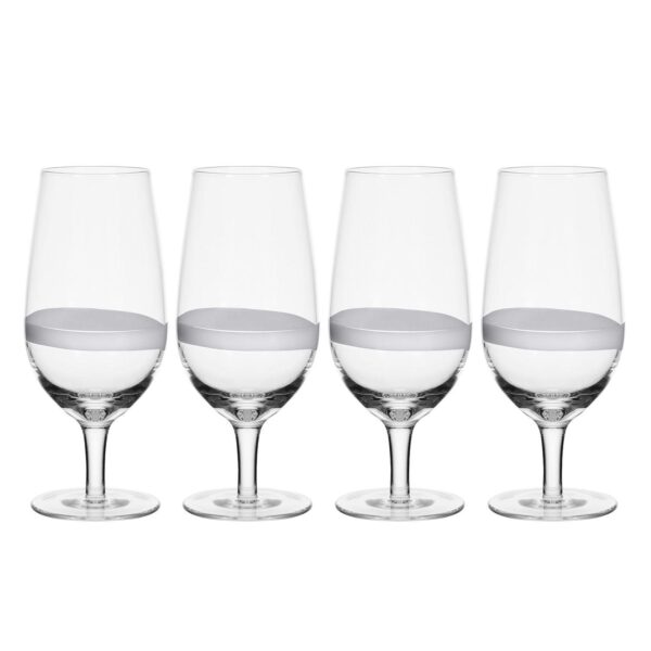 Fitz and Floyd Organic Band 19 oz. Juice Glasses, Set of 4