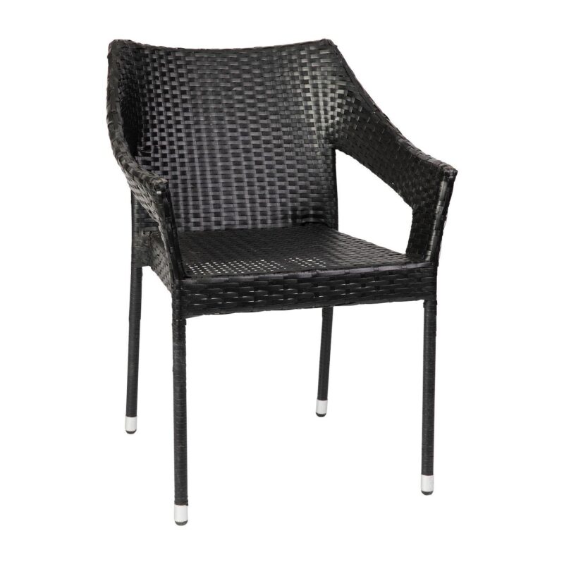 Flash Furniture 2-Piece Ethan Stackable All Weather Patio Chair Set - Image 10