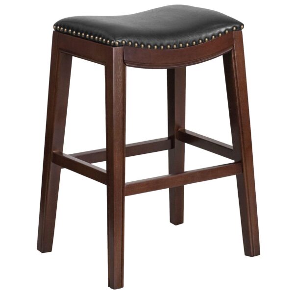 Flash Furniture Backless Cappuccino Bar Stool