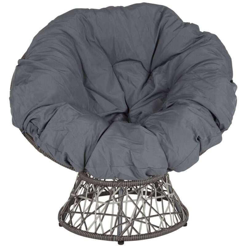 Flash Furniture Bowie Comfort Swivel Patio Papasan Chair - Image 4