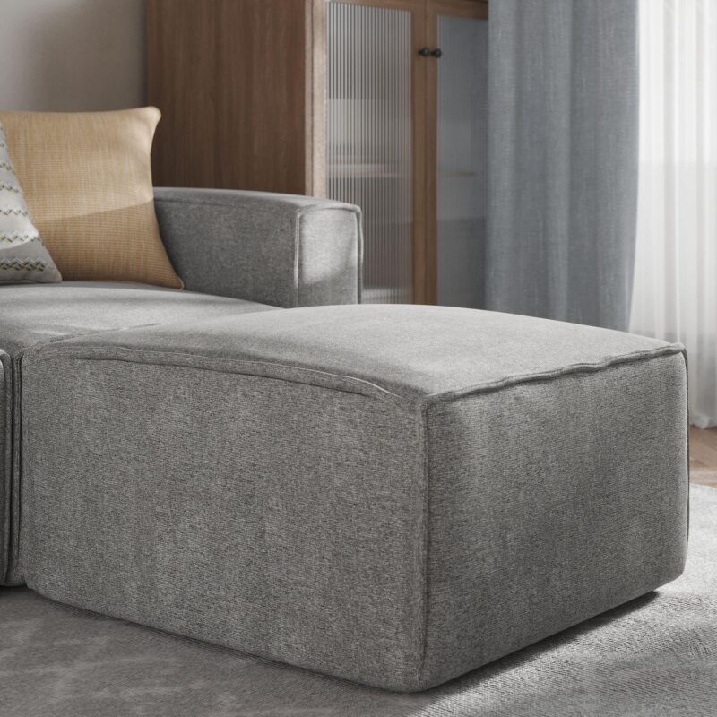 Flash Furniture Bridgetown Luxury Modular Sectional Sofa Ottoman Seat - Image 4