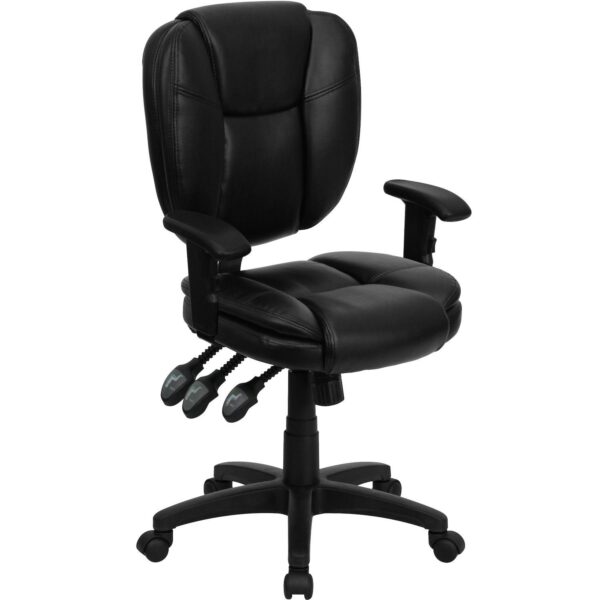 Flash Furniture Caroline Mid-Back Swivel Ergonomic Office Chair