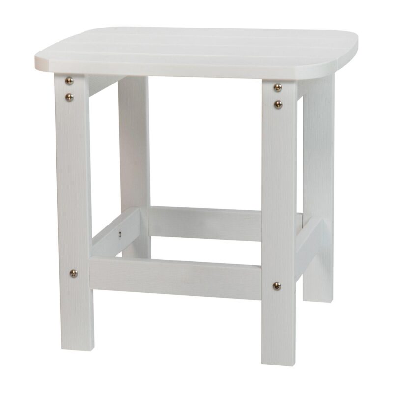Flash Furniture Charlestown All-Weather Adirondack End Table - Image 13