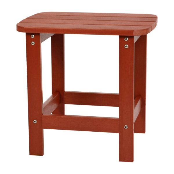 Flash Furniture Charlestown All-Weather Adirondack End Table