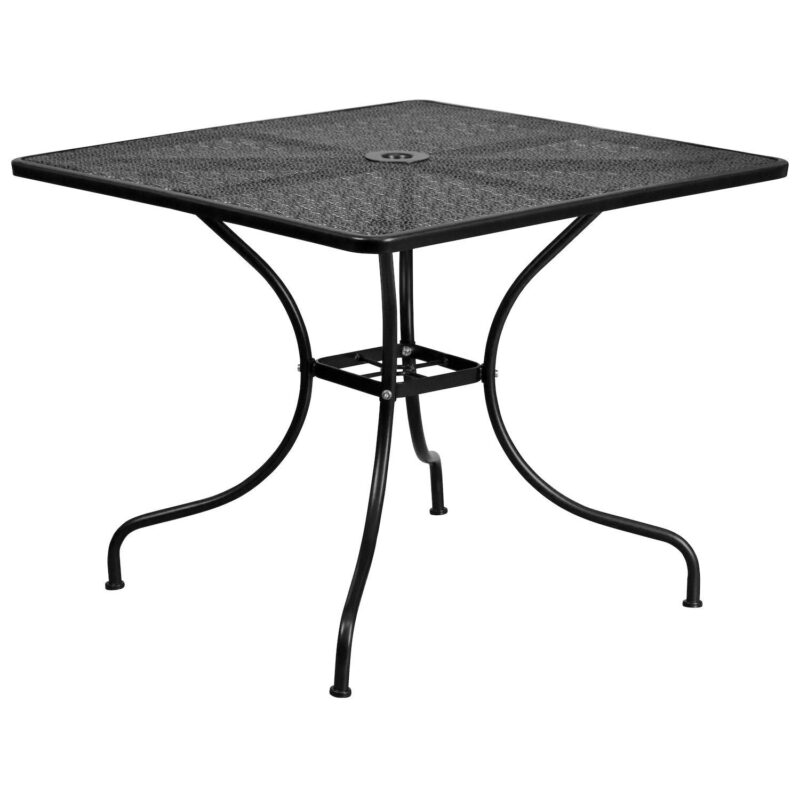 Flash Furniture Commercial Indoor / Outdoor Square Patio Table and Chair 3-piece Set - Image 4