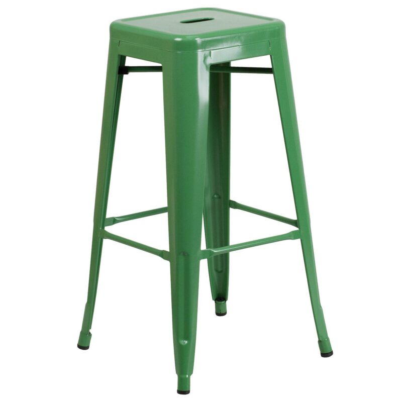 Flash Furniture Commercial Grade Backless Indoor / Outdoor Bar Stool - Image 13