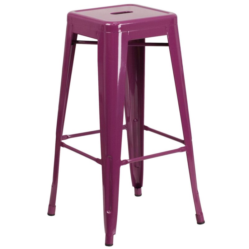 Flash Furniture Commercial Grade Backless Indoor / Outdoor Bar Stool - Image 14