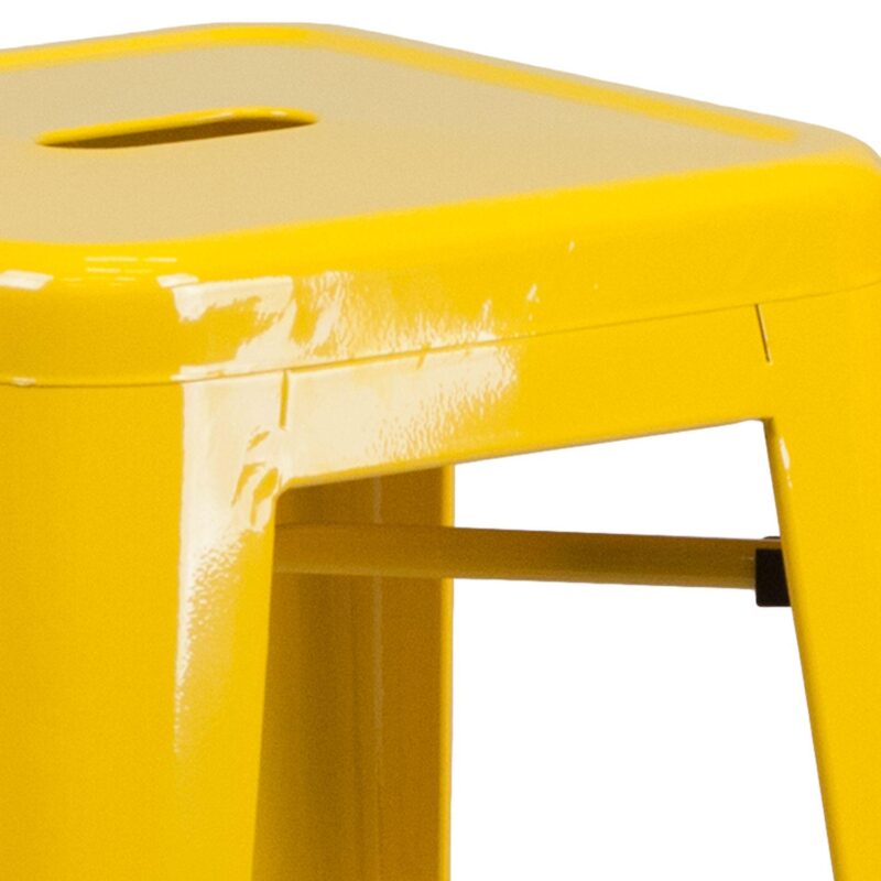 Flash Furniture Commercial Grade Backless Indoor / Outdoor Bar Stool - Image 6
