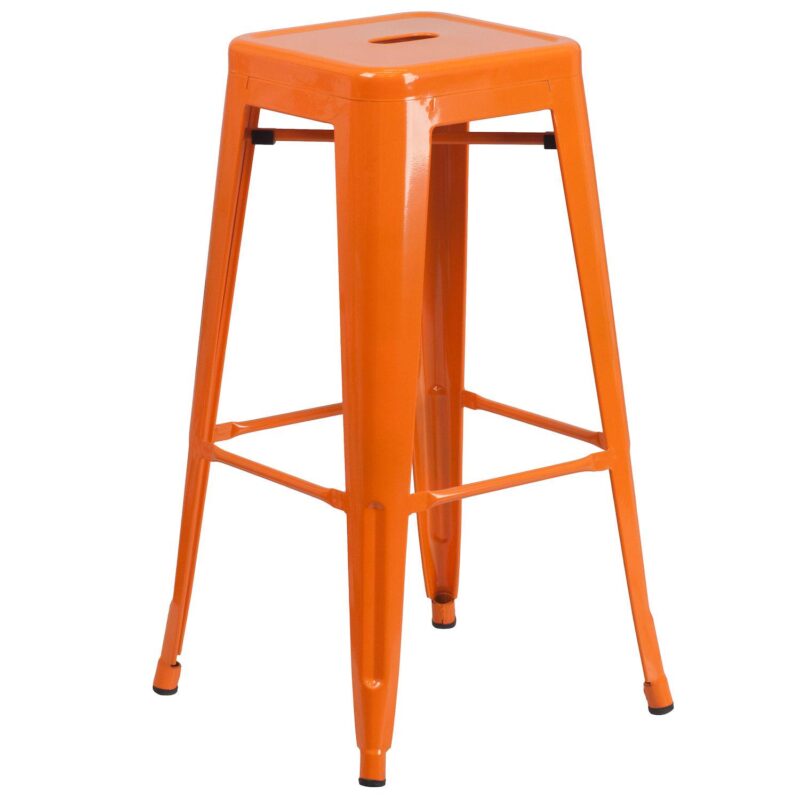 Flash Furniture Commercial Grade Backless Indoor / Outdoor Bar Stool - Image 16