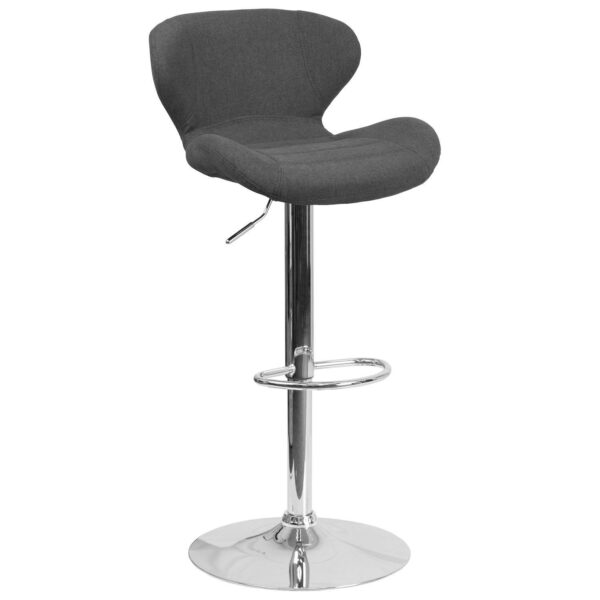 Flash Furniture Contemporary Adjustable Height Bar Stool