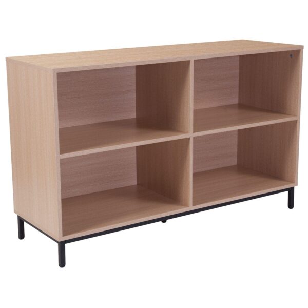 Flash Furniture Dudley 4-Shelf Open Bookcase