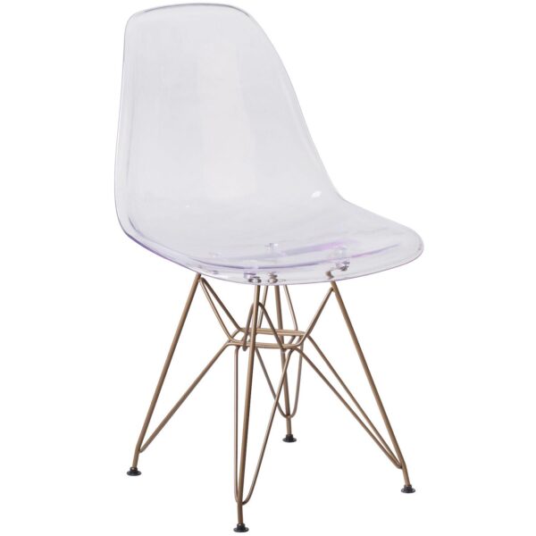 Flash Furniture Elon Clear Dining Chair