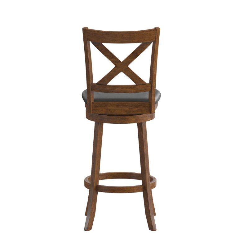 Flash Furniture Felicity Commercial Grade Classic Crossback Swivel Barstool - Image 8