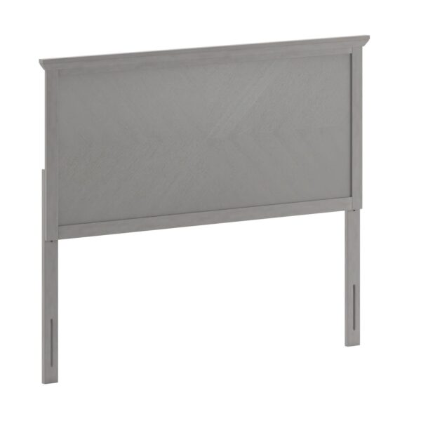 Flash Furniture Fiona Contemporary Herringbone Wooden Adjustable Headboard