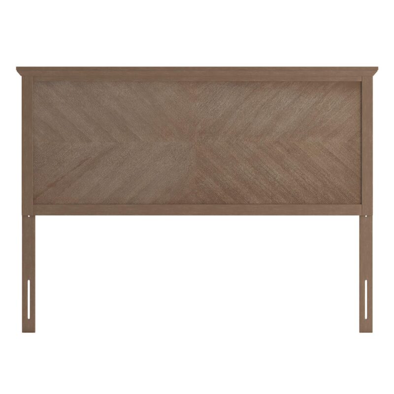 Flash Furniture Fiona Contemporary Herringbone Wooden Adjustable Headboard - Image 6