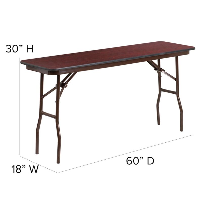 Flash Furniture Frankie Laminate Folding Table - Image 8