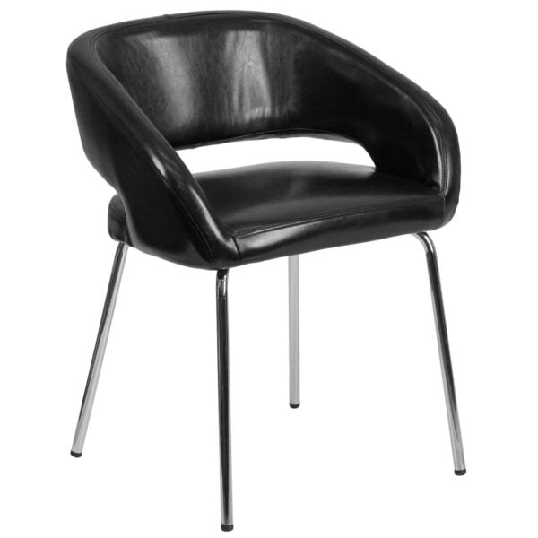 Flash Furniture Fusion Series Contemporary LeatherSoft Side Reception Chair