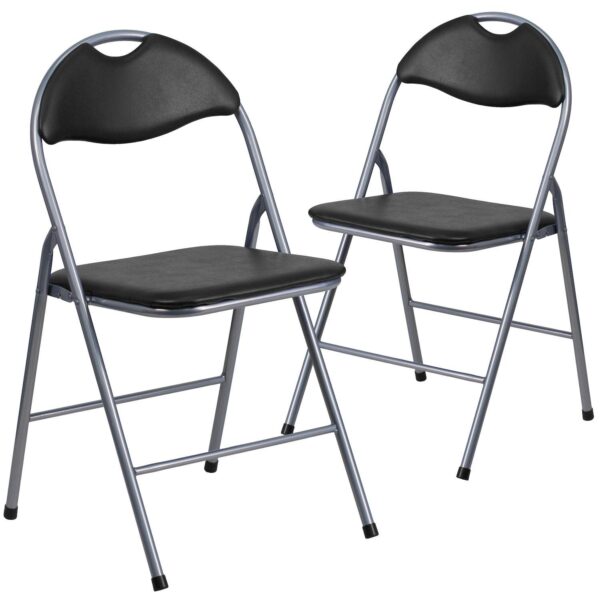 Flash Furniture Handle Folding Chair 2-piece Set