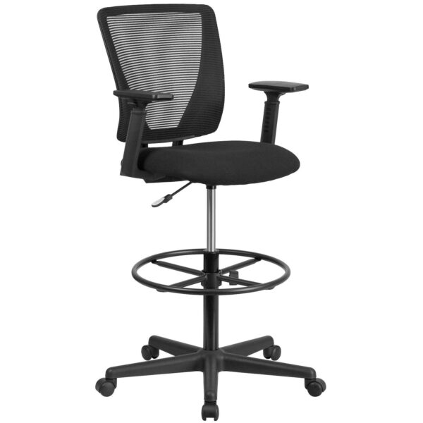 Flash Furniture Harper Ergonomic Mesh Drafting Desk Chair