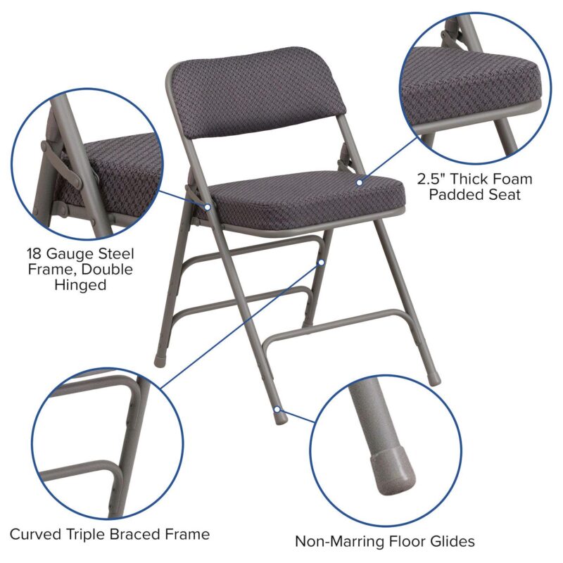 Flash Furniture Hercules Folding Chair 2-piece Set - Image 8