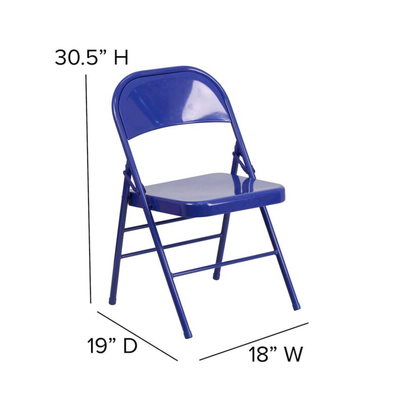 Flash Furniture Hercules Colorburst Series Folding Chair 2-piece Set - Image 11