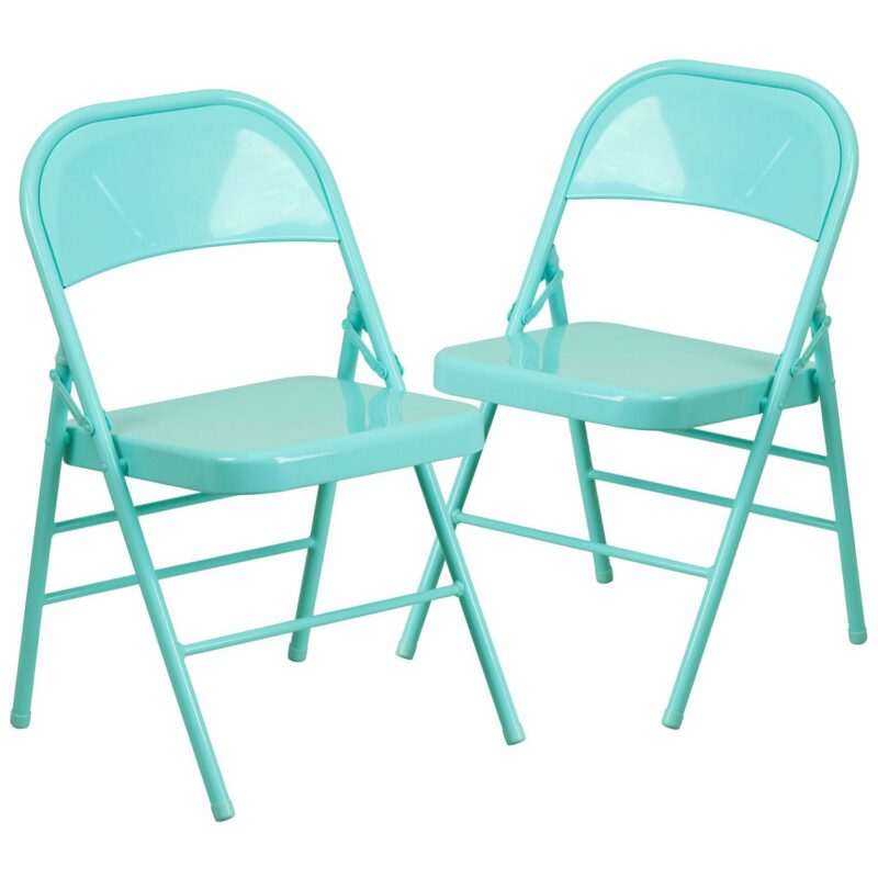 Flash Furniture Hercules Colorburst Series Folding Chair 2-piece Set - Image 16