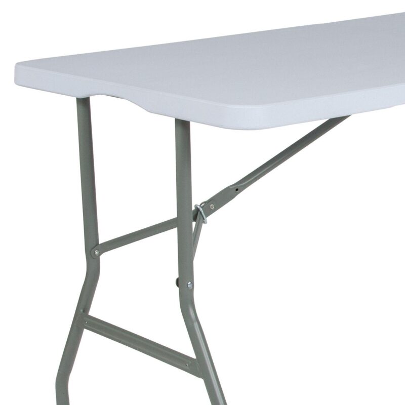 Flash Furniture Kathryn Bi-Fold Rectangle Folding Table - Image 5