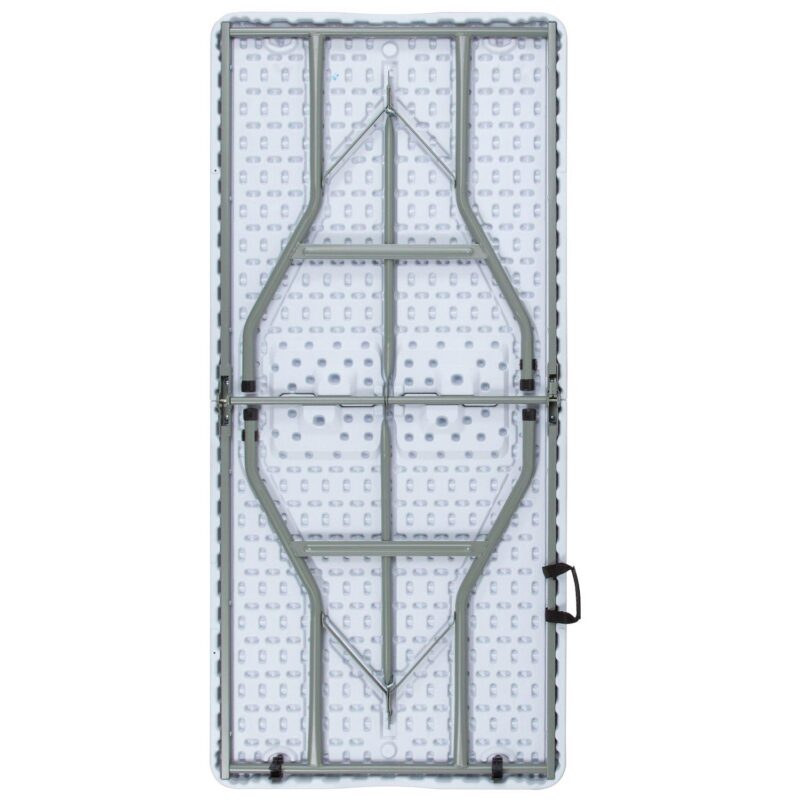 Flash Furniture Kathryn Bi-Fold Rectangle Folding Table - Image 6