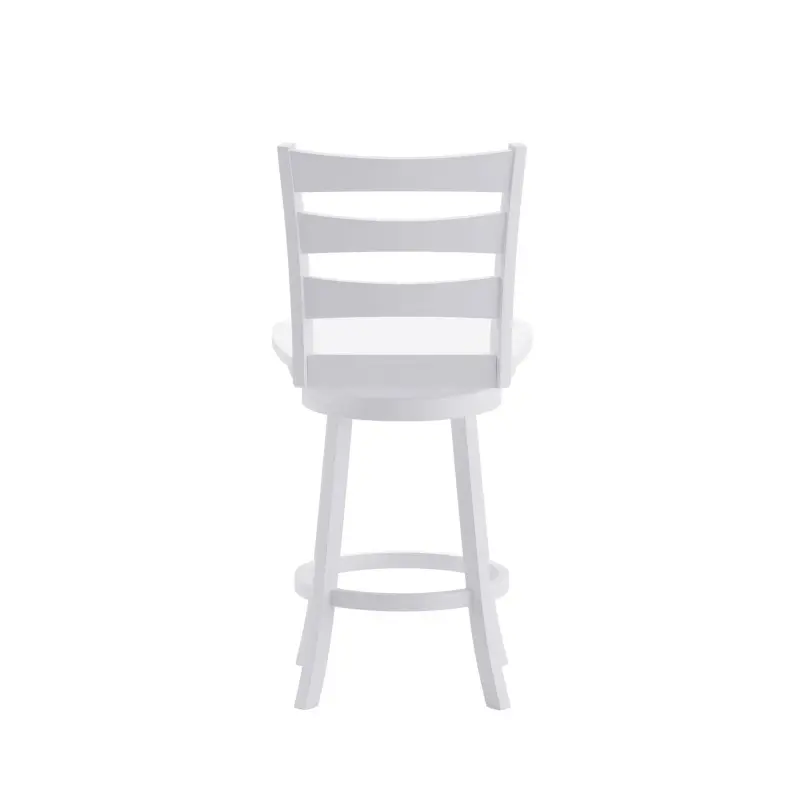 Flash Furniture Liesel Classic Ladderback Swivel Counter Height Barstool - Image 8