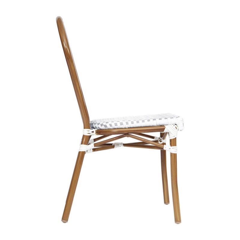 Flash Furniture Lourdes Indoor / Outdoor Commercial Thonet Bistro Stacking Chair - Image 6
