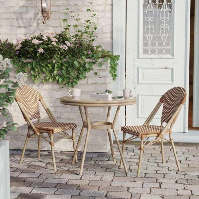 Flash Furniture Lourdes Indoor / Outdoor 31.5-in. Commercial Bistro Table - Image 3