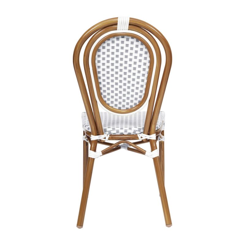 Flash Furniture Lourdes Indoor / Outdoor Commercial Thonet Bistro Stacking Chair - Image 5