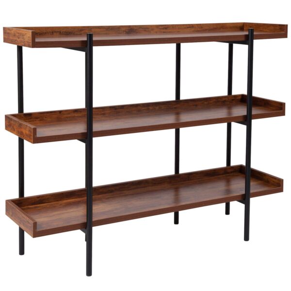 Flash Furniture Mayfair 3-Shelf Bookcase