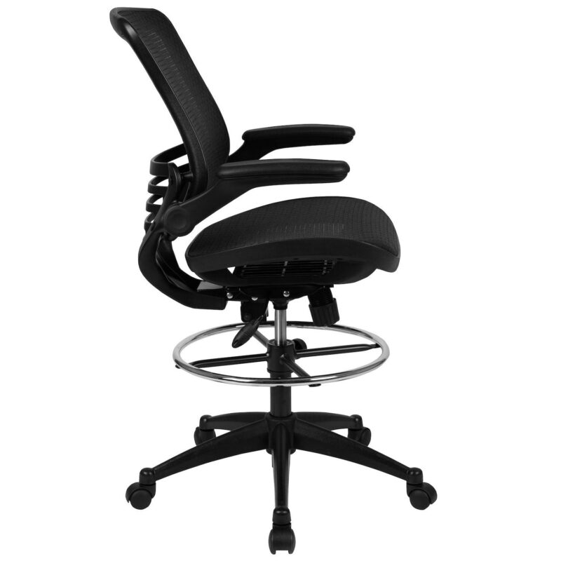 Flash Furniture Mid-Back Mesh Drafting Office Chair - Image 4