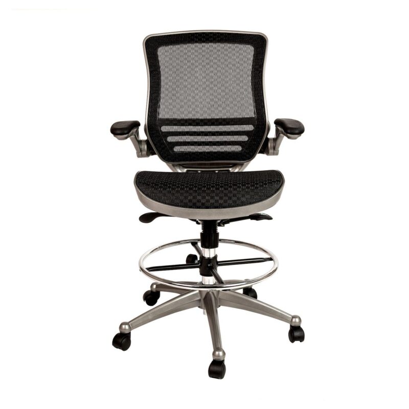 Flash Furniture Mid-Back Mesh Drafting Office Chair - Image 22