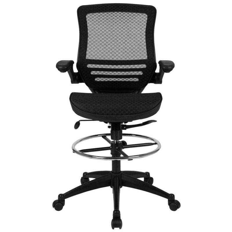 Flash Furniture Mid-Back Mesh Drafting Office Chair - Image 5