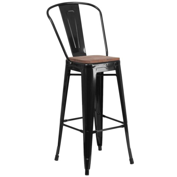 Flash Furniture Mixed Media Bar Stool