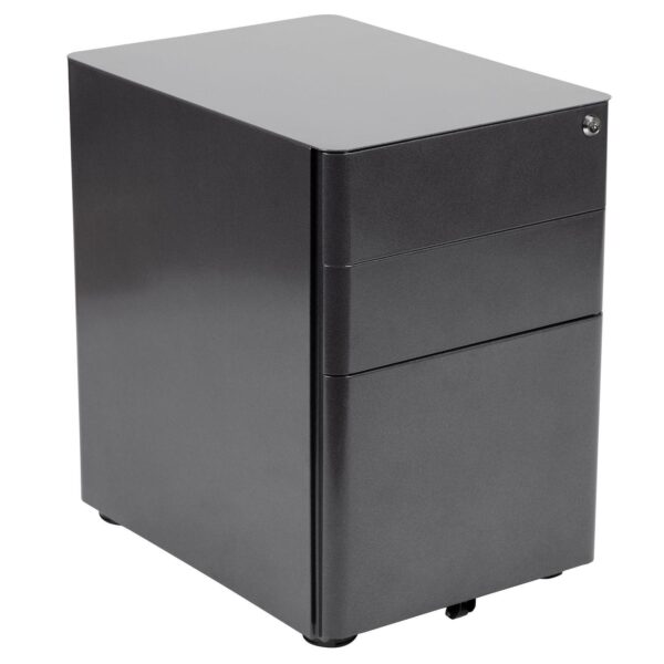 Flash Furniture Modern 3-Drawer Filing Cabinet