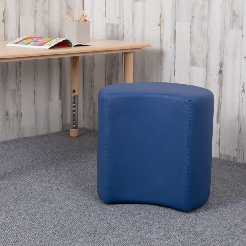 Flash Furniture Modular Crescent Ottoman - Image 2