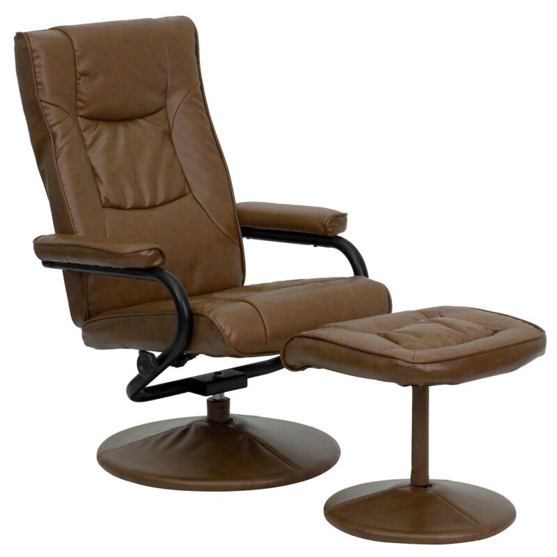 Flash Furniture Multi-Position Recliner Chair and Ottoman 2-piece Set - Image 10