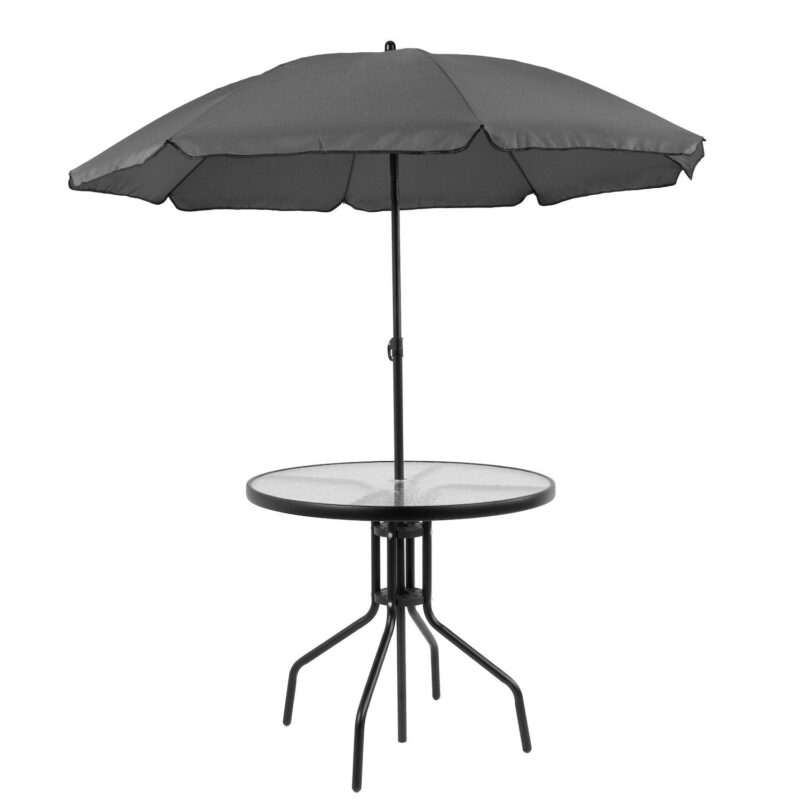 Flash Furniture Nantucket Patio Table, Chair and Umbrella 6-piece Set - Image 7