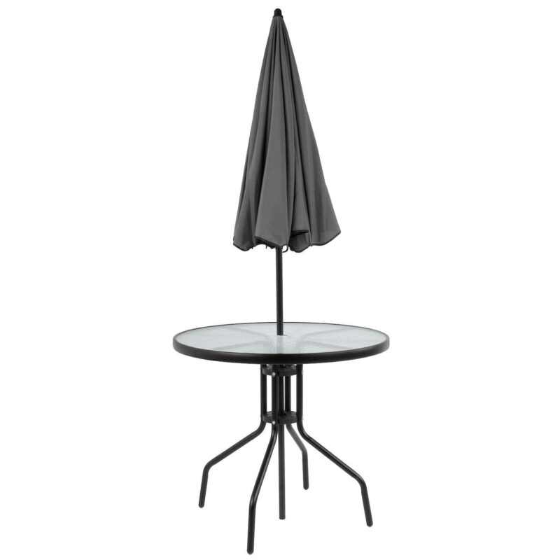 Flash Furniture Nantucket Patio Table, Chair and Umbrella 6-piece Set - Image 6